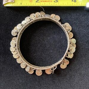 Vintage 90s Bellydance Coin Bracelet